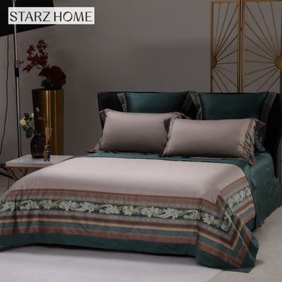 60S motif floral personnalisé Comfort coton draps de lit pour King Size lit de luxe ensemble