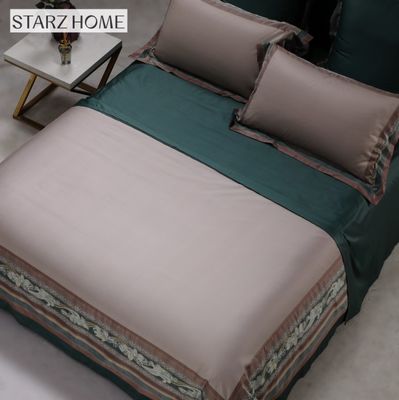 60S motif floral personnalisé Comfort coton draps de lit pour King Size lit de luxe ensemble