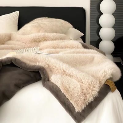 Excellente flanelle grise chaude toute saison couvertures en peluche ultra douces et épaisses pour le canapé