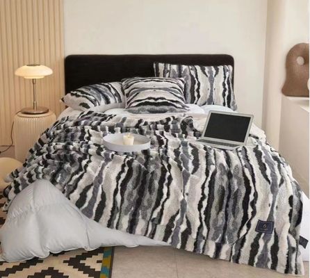 Excellente flanelle grise chaude toute saison couvertures en peluche ultra douces et épaisses pour le canapé