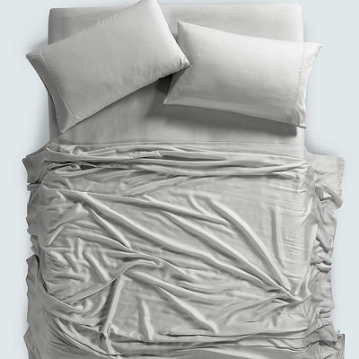Ensemble de draps en fibres de bambou pour 2,5 m Lit 300 TC Lit et couverture d'oreiller inclus