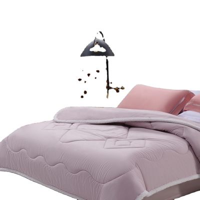 Matériaux antibactériens Australian Wool Quilt Core Lit Set avec motif solide