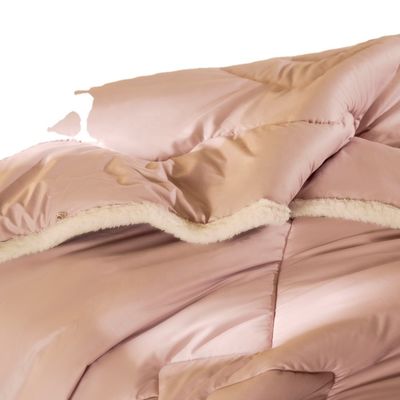 Matériaux antibactériens Australian Wool Quilt Core Lit Set avec motif solide