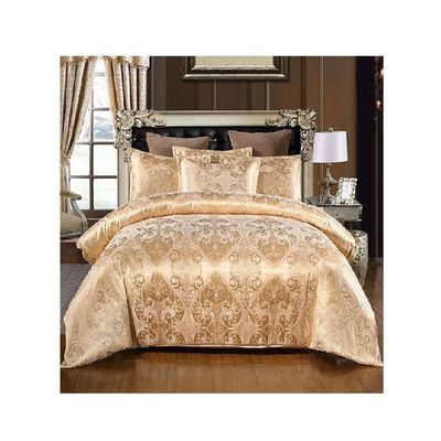 Écrans rotatifs de style européen Satin lit ensemble 3 4 6 7 pièces coton