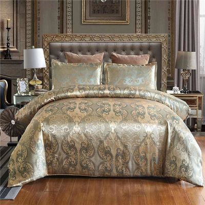 Écrans rotatifs de style européen Satin lit ensemble 3 4 6 7 pièces coton