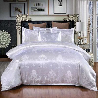 Écrans rotatifs de style européen Satin lit ensemble 3 4 6 7 pièces coton