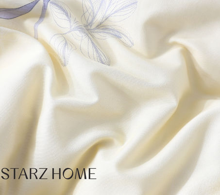 2023 Populaire ensemble de draps à motifs végétaux avec une touche douce et des draps en coton à 100%