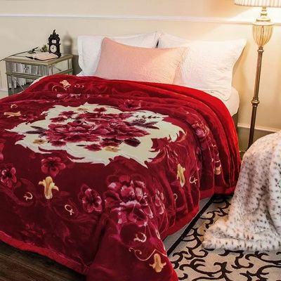 Couche supérieure doublée chaude, douce, luxueuse, imprimée, couverture pour la peau, sieste
