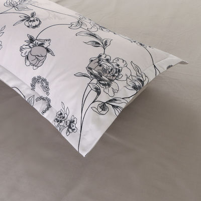 Ensemble de couverture de couette Impression réactive en fibres de polyester 3 pièces Couverture de couette Ensemble de coussinette Lit de luxe