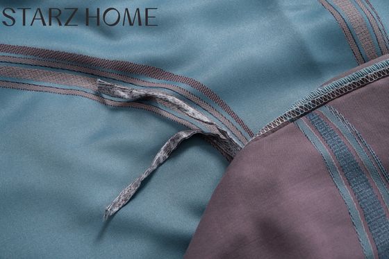 300TC Viscose Cotton Jacquard 4Pcs Ensembles de literie pour une expérience de sommeil confortable