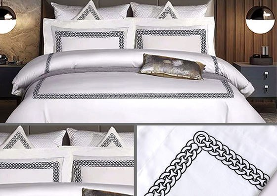 4 pièces de design de luxe ensemble de literie imprimé literie de mariage type de mariage kit en quatre pièces