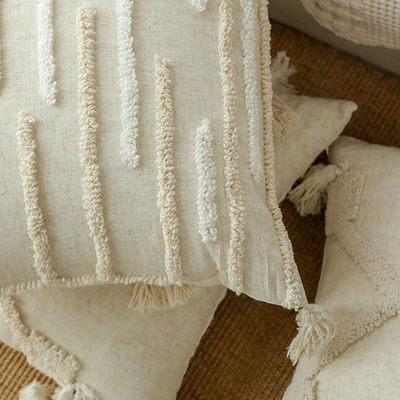 Coussin d'oreiller en velours en lin 3D personnalisé