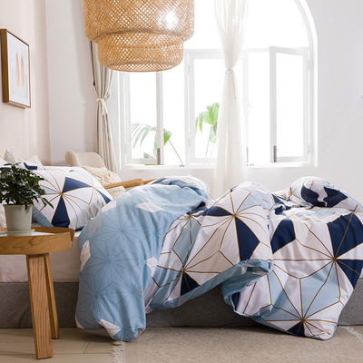 Ensemble de lit imprimé numériquement sur mesure Couverture de couette légère