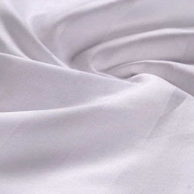 Compte de tissu 40 Populaire Pure 100% coton Lit satiné Blanc Ensemble de literie de lin adapté