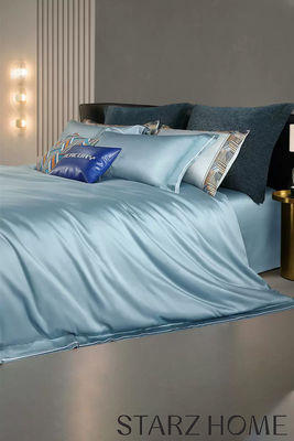 Des ensembles de literie en satin 100% coton de style européen 200S à double brin long