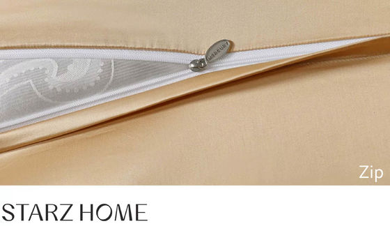 Des ensembles de literie en satin 100% coton de style européen 200S à double brin long