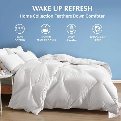 Couette en coton lavé doux et chaud pour toutes les saisons