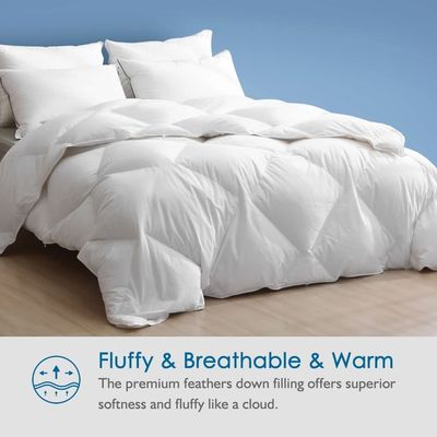 Couette en coton lavé doux et chaud pour toutes les saisons