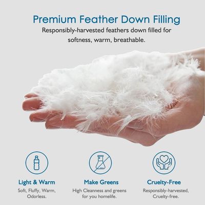 Couette en coton lavé doux et chaud pour toutes les saisons
