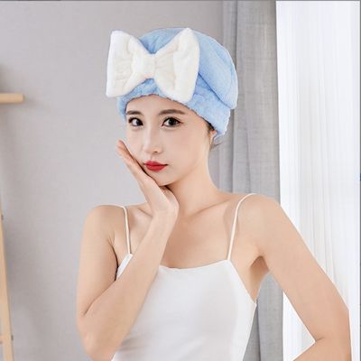 Accueil Cheveux Turban double couche en microfibre enveloppement de cheveux serviette différentes couleurs en option
