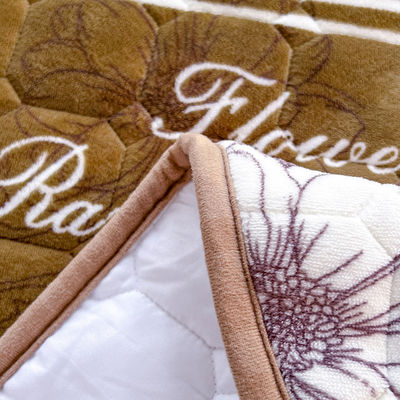 Couverture d'hiver chaude épaissie en 4 pièces, couverture de lit en peluche en laine d'agneau et en laine de lait