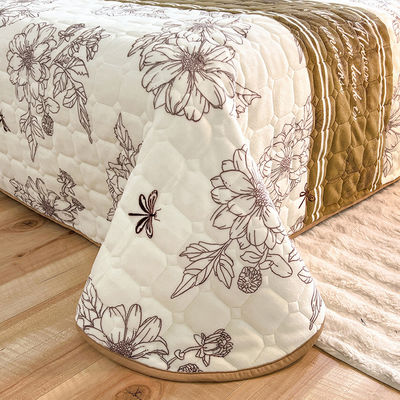 Couverture d'hiver chaude épaissie en 4 pièces, couverture de lit en peluche en laine d'agneau et en laine de lait