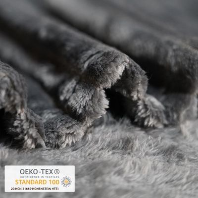 Élégance super douce teinte Polar Fleece moderne couleur solide lancer couverture pour la literie