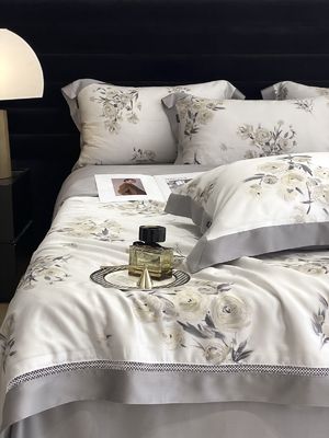 Normes nationales de résistance à la couleur 300TC/60S*60S Ensembles de literie en tencel pour le marché de Dubaï