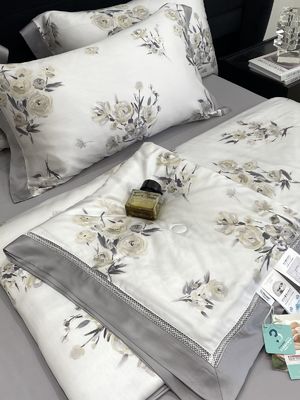 Normes nationales de résistance à la couleur 300TC/60S*60S Ensembles de literie en tencel pour le marché de Dubaï