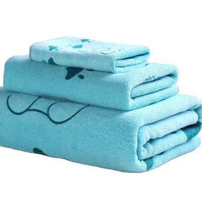 Vente directe de Microfibre 3 pièces Ensemble de serviettes personnalisées Ensemble cadeau de serviettes de bain Tous les avantages