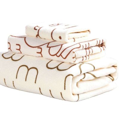Vente directe de Microfibre 3 pièces Ensemble de serviettes personnalisées Ensemble cadeau de serviettes de bain Tous les avantages