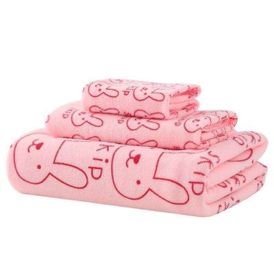 Vente directe de Microfibre 3 pièces Ensemble de serviettes personnalisées Ensemble cadeau de serviettes de bain Tous les avantages