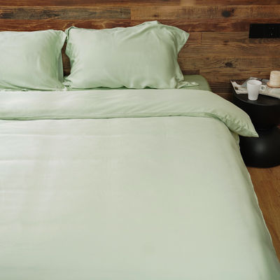 Ensemble de draps de lit en bambou 100% biologique couverture de couette avec draps de poche profonde 2-2,5 kg