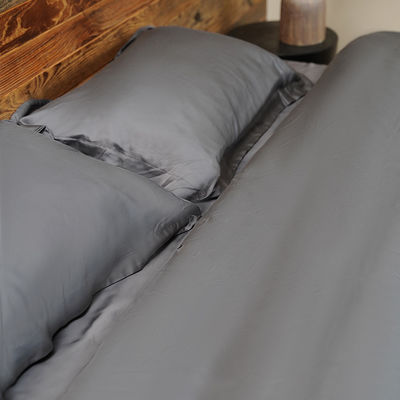 Ensemble de draps de lit en bambou 100% biologique couverture de couette avec draps de poche profonde 2-2,5 kg