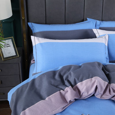 200TC coton quatre pièces imprimé couverture de lit coussin avec style européen et américain
