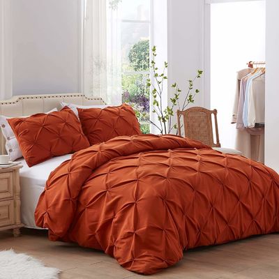 Couverture de couette en 3 pièces avec broderie diamantée