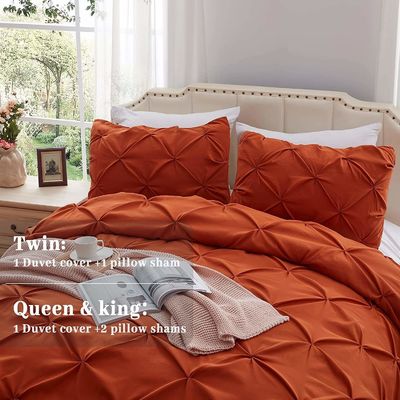 Couverture de couette en 3 pièces avec broderie diamantée
