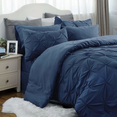 Couverture de couette en 3 pièces avec broderie diamantée