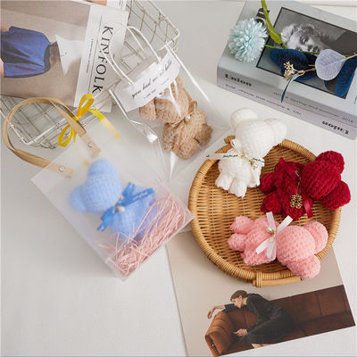 Ours en peluche carré jouet fourré ensemble de serviettes pour jouets pour enfants cadeau de Noël