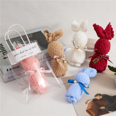 Ours en peluche carré jouet fourré ensemble de serviettes pour jouets pour enfants cadeau de Noël