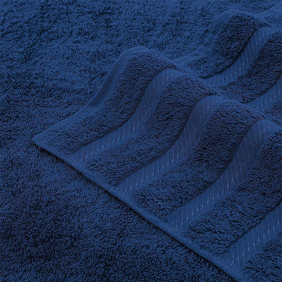 Très absorbant 6 pièces 100% coton ensemble de serviettes de luxe Dobby Bordure pour la douche de salle de bain
