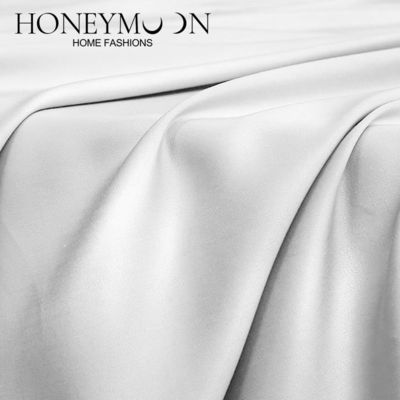 Ensemble de feuilles de coton Lyocell 300T de couleur simple douceur luxueuse pour votre literie de mariage