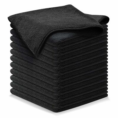 Tissu de nettoyage en microfibre sur mesure pour le polissage de voiture 80% polyester 20% polyamide