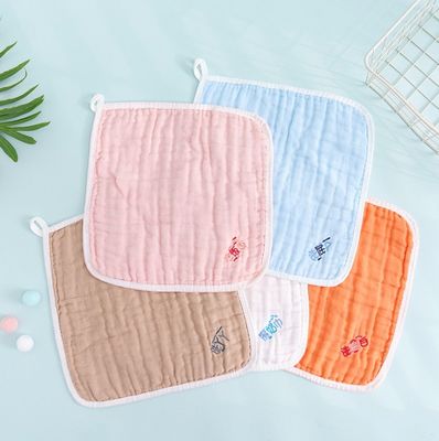 Des carrés de mousseline 100% coton durable pour bébé unisexe