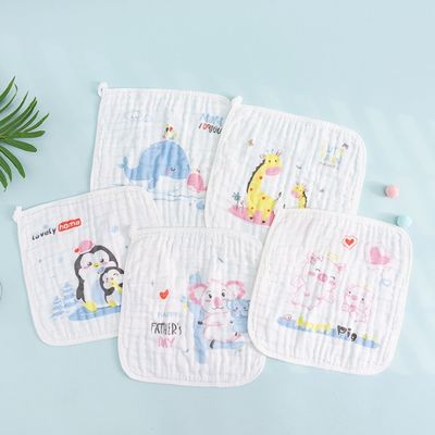 Des carrés de mousseline 100% coton durable pour bébé unisexe