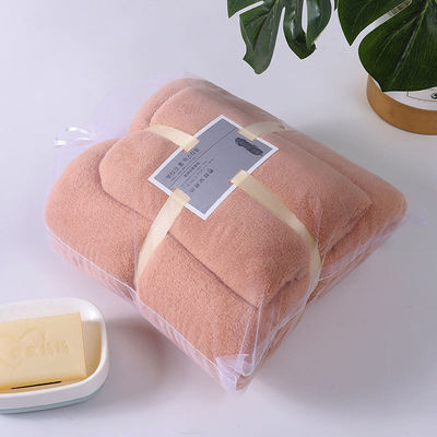 Adultes et enfants ensemble de serviettes à main pour le visage et les mains serviettes en velours de corail absorbant doux pour tous les âges