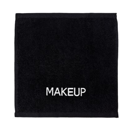Personnalisation de motifs de broderie 100% coton ensembles de serviettes de bain en noir avec logo