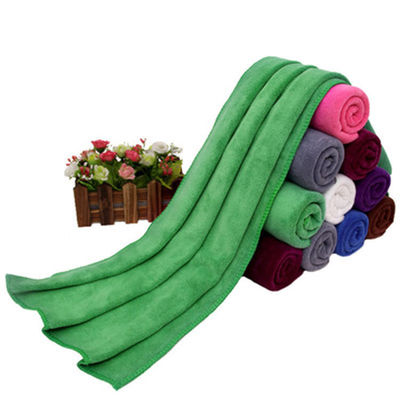 Tissu de salon de beauté en microfibre moins cher avec séchage rapide et logo d'impression