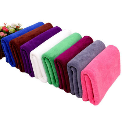 Tissu de salon de beauté en microfibre moins cher avec séchage rapide et logo d'impression
