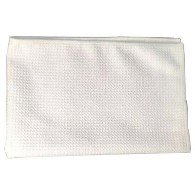 Tissu de toilette de thé à base de waffle blanc sublimation Tissu de cuisine vierge pour impression sur mesure